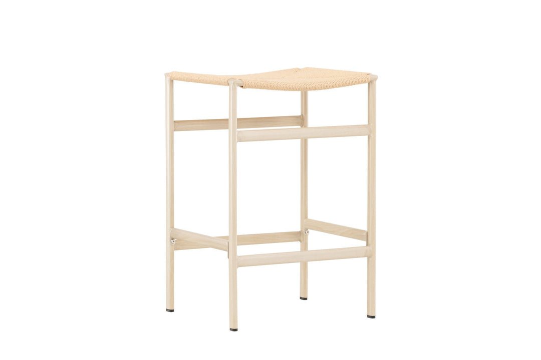 Venture Home Polly Bar Chair 2-pack - Whitewash / Beige Nature rope