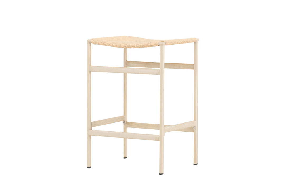 Venture Home Polly Bar Chair 2-pack - Whitewash / Beige Nature rope