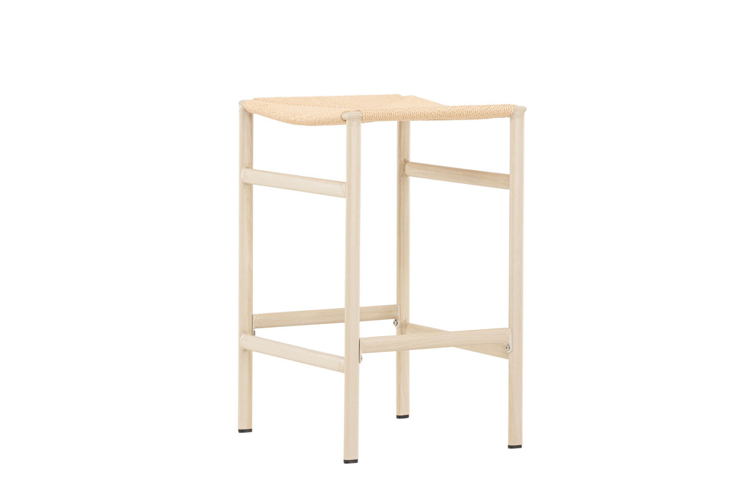 Venture Home Polly Bar Chair 2-pack - Whitewash / Beige Nature rope