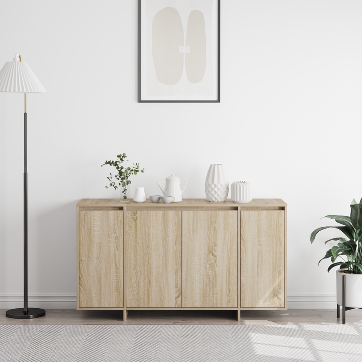 Sideboard Sonoma eg 135 x 41 x 75 cm Konstrueret træ