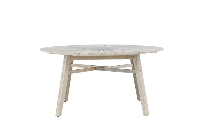 Venture Home Rives - Table ø 150 - Antique White Acacia / Grey Stone