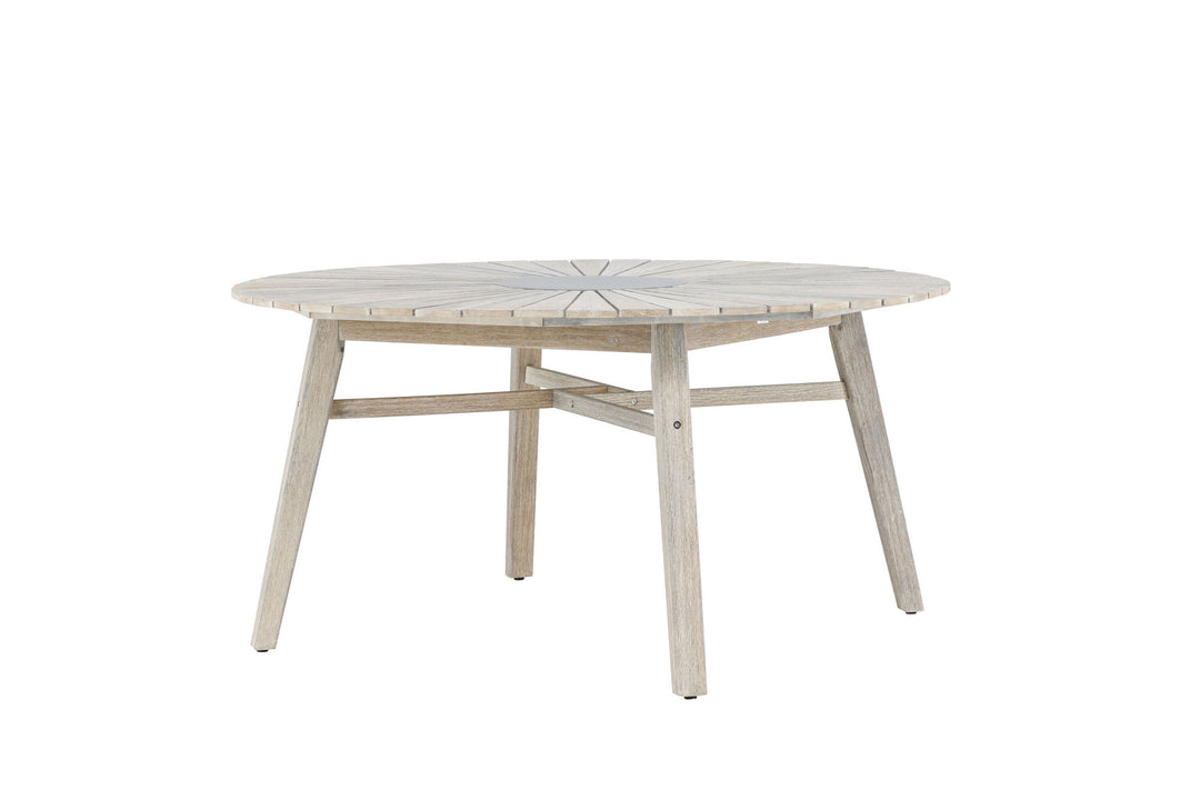 Venture Home Rives - Table ø 150 - Antique White Acacia / Grey Stone