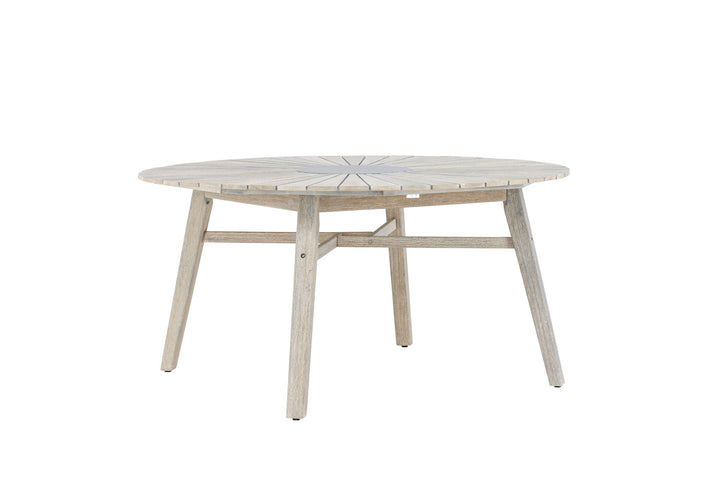 Venture Home Rives - Table ø 150 - Antique White Acacia / Grey Stone