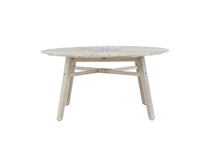 Venture Home Rives - Table ø 150 - Antique White Acacia / Grey Stone