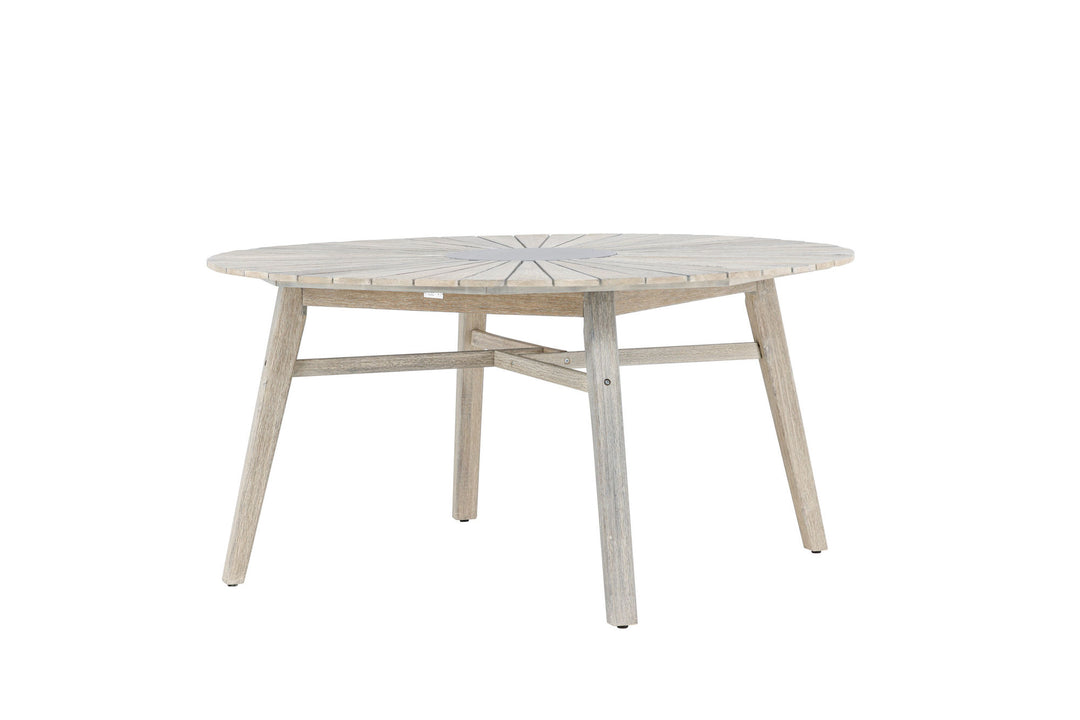 Venture Home Rives - Table ø 150 - Antique White Acacia / Grey Stone