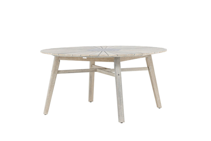 Venture Home Rives - Table ø 150 - Antique White Acacia / Grey Stone