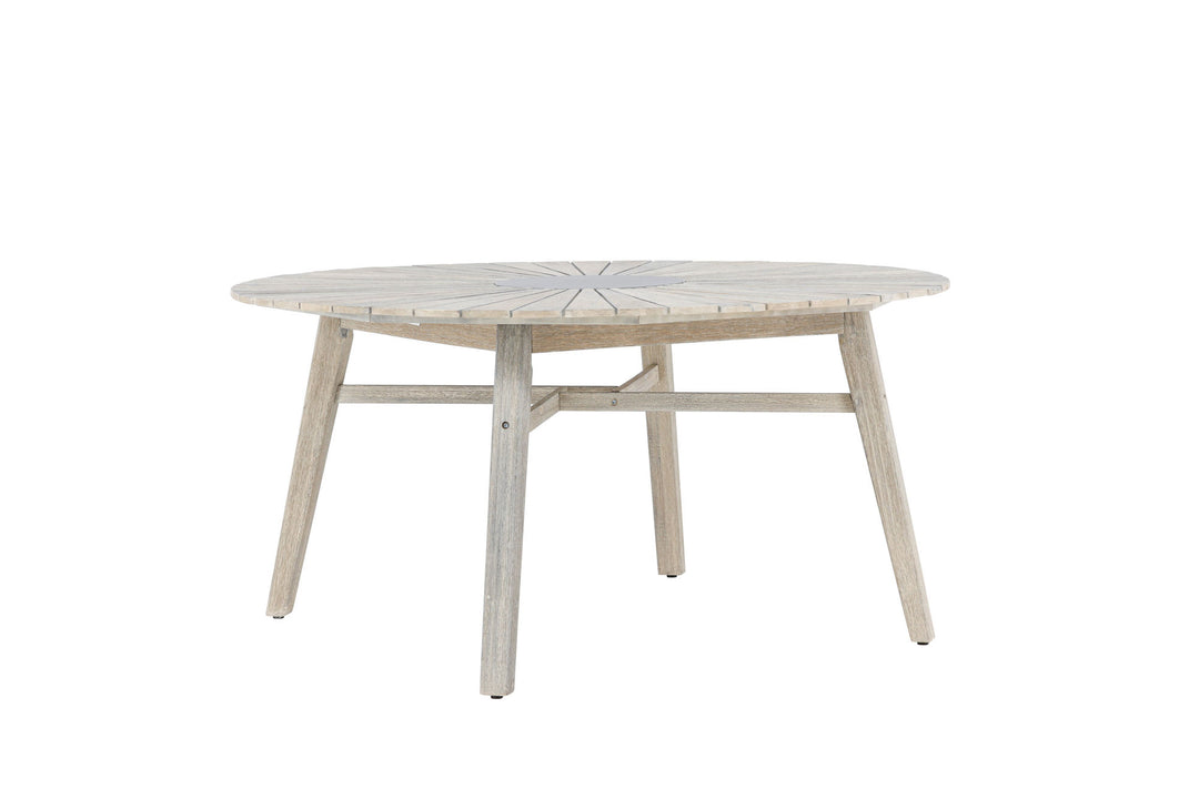 Venture Home Rives - Table ø 150 - Antique White Acacia / Grey Stone
