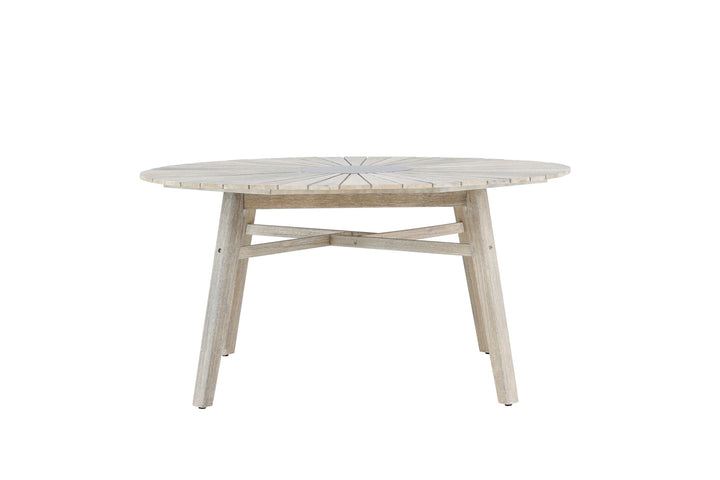 Venture Home Rives - Table ø 150 - Antique White Acacia / Grey Stone