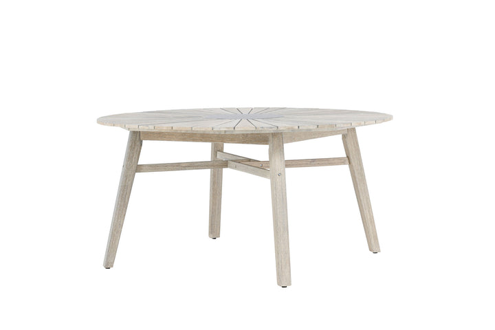 Venture Home Rives - Table ø 150 - Antique White Acacia / Grey Stone