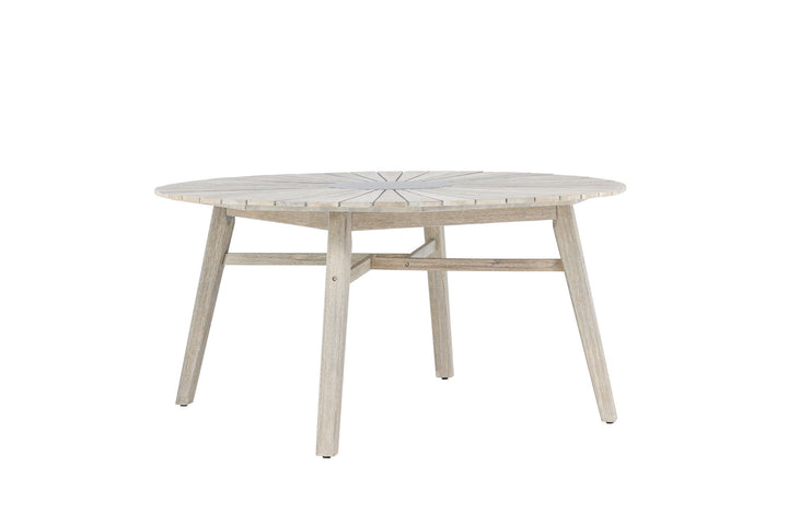 Venture Home Rives - Table ø 150 - Antique White Acacia / Grey Stone