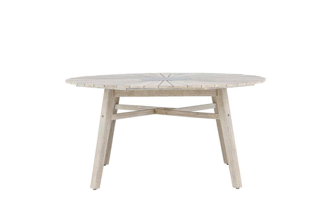 Venture Home Rives - Table ø 150 - Antique White Acacia / Grey Stone