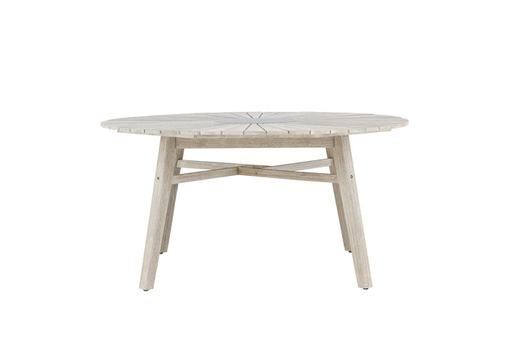 Venture Home Rives - Table ø 150 - Antique White Acacia / Grey Stone