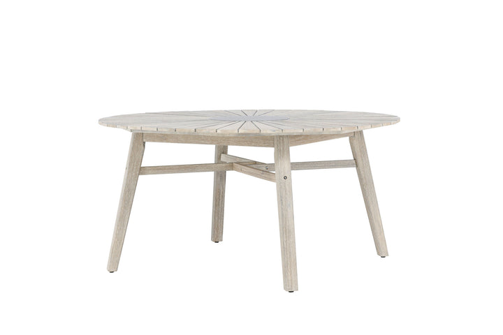 Venture Home Rives - Table ø 150 - Antique White Acacia / Grey Stone
