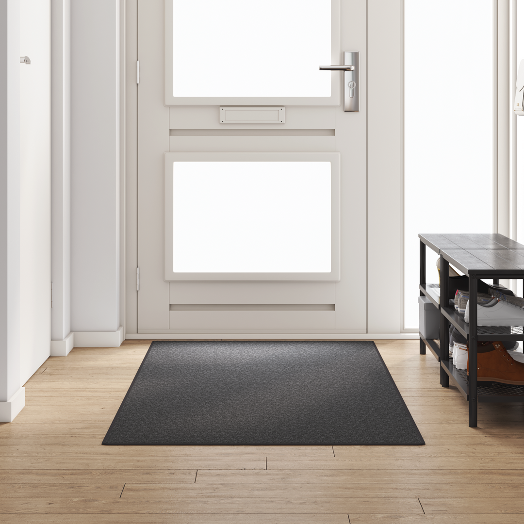 Tæppe Runner Mørkegrå 100 x 250 cm 100% Polypropylen
