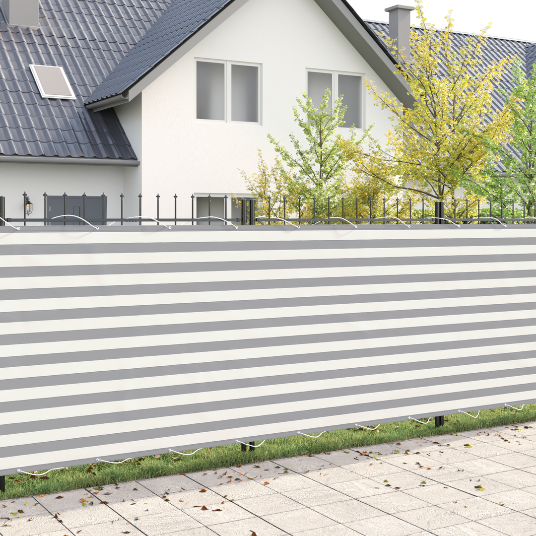 Balkon Afskærmning 200 x 700 cm Stof med PU-belægning