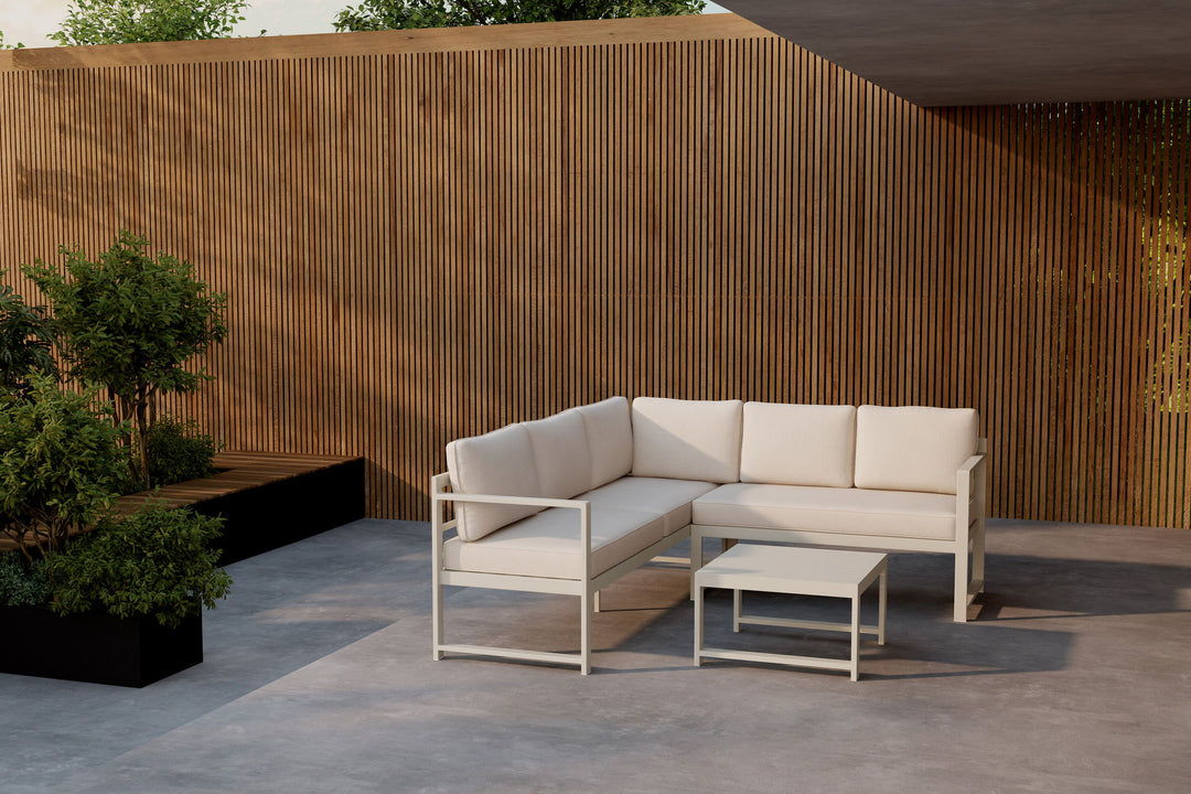 Venture Home Salvador Corner Sofa - Beige / Beige