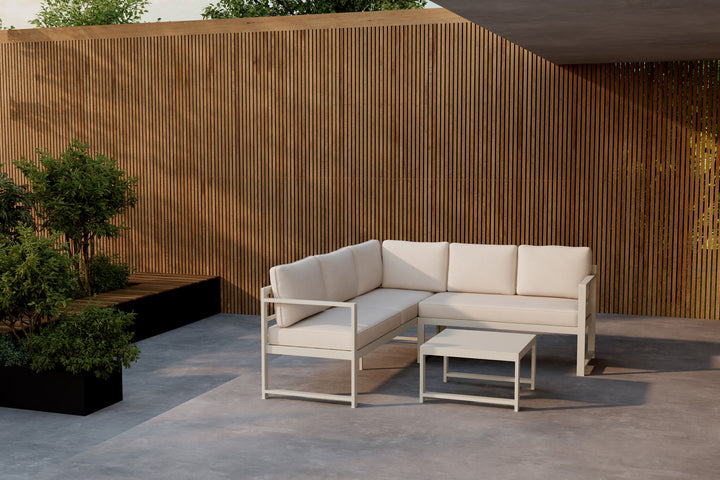 Venture Home Salvador Corner Sofa - Beige / Beige