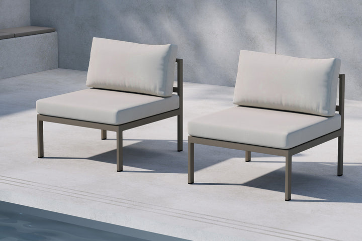 Venture Home Copacabana Sofa Module Middle - Brown / Beige