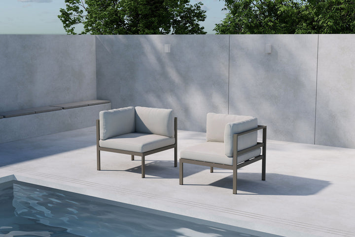 Venture Home Copacabana Sofa Module Corner - Brown / Beige