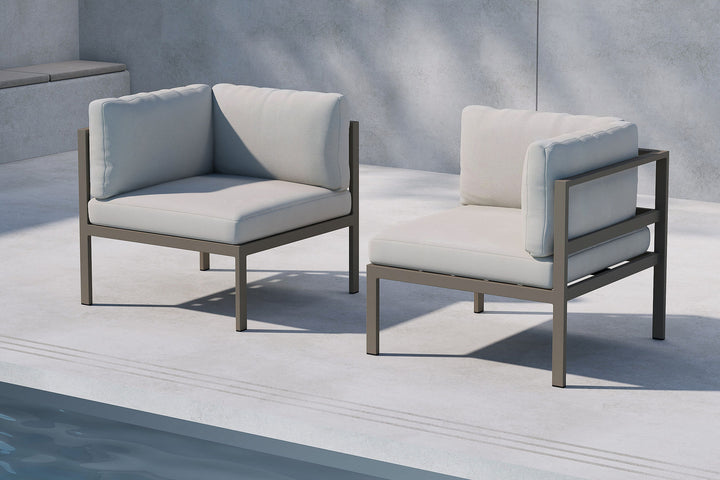 Venture Home Copacabana Sofa Module Corner - Brown / Beige