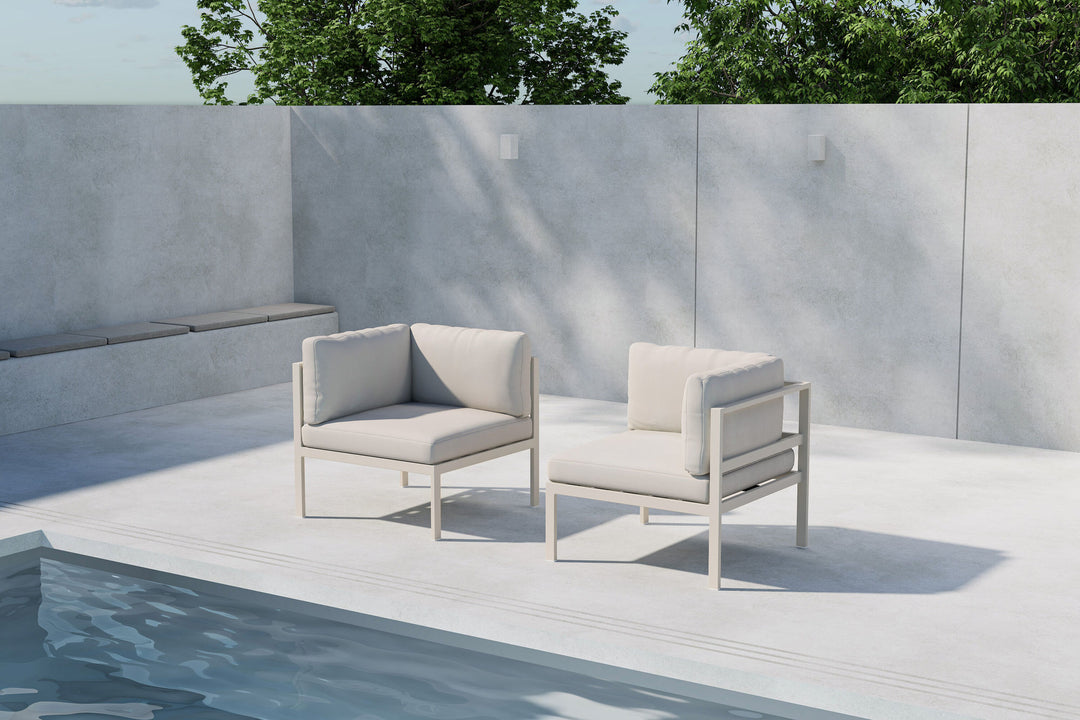 Venture Home Copacabana Sofa Module Corner - Beige / Beige
