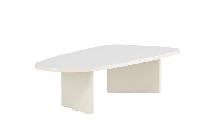 Venture Home Grönvik Sofa Table 65 X 130 - Glossy Beige