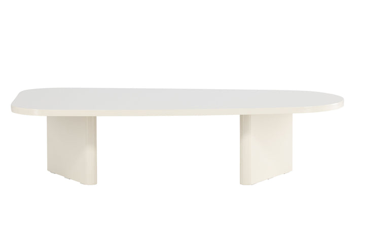 Venture Home Grönvik Sofa Table 65 X 130 - Glossy Beige