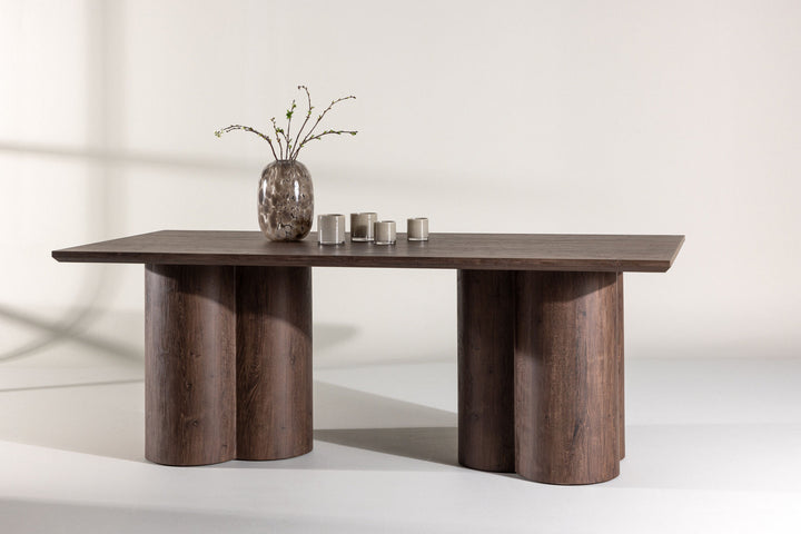 Venture Home Olivia Dining Table 100x210 cm  - Mocca /