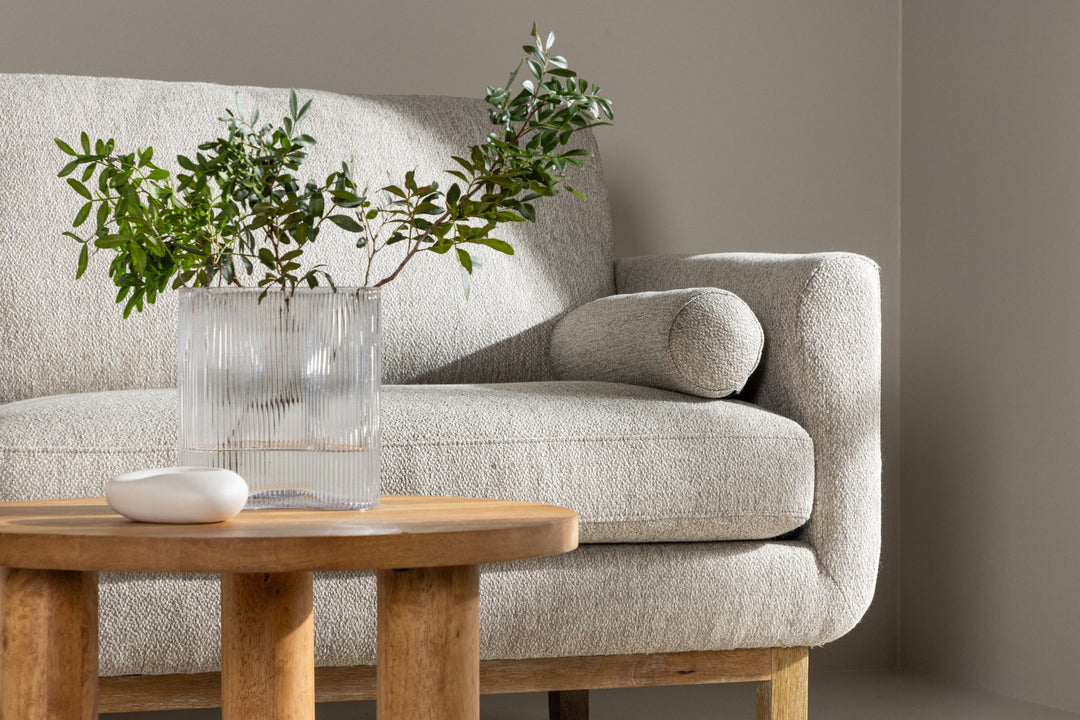 Venture Home Olympos 3-seat Sofa - Woodlook / Beige