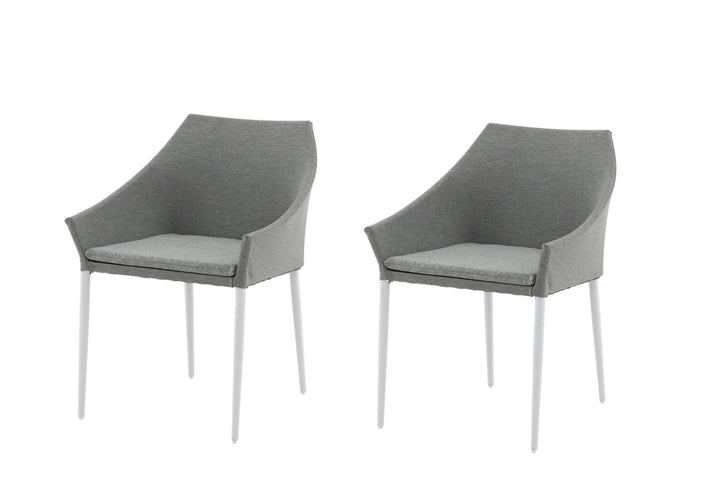 Venture Home Spoga - Dining Chair 2-pack - White / Grey - -