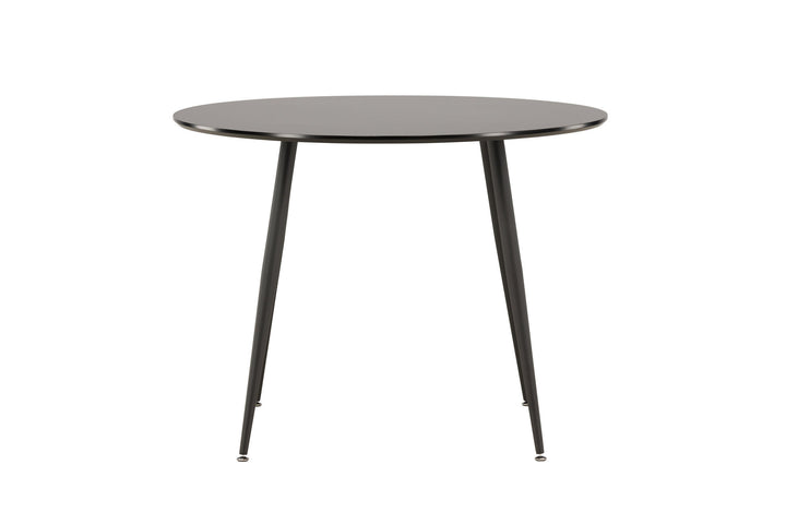 Venture Home Plaza Runt Matbord - Svart / Svart - ø100*H75
