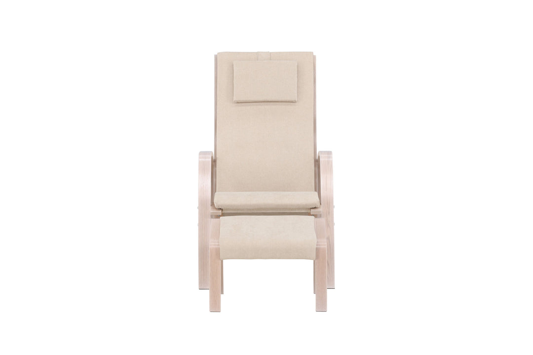Venture Home Grötö Lounge Chair - Oak Veneer / Beige