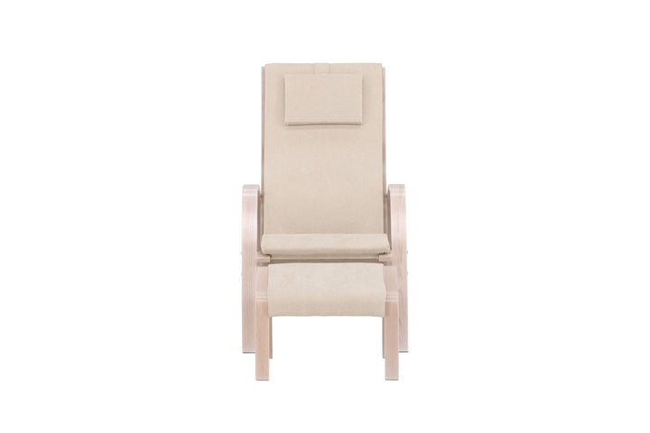 Venture Home Grötö Lounge Chair - Oak Veneer / Beige