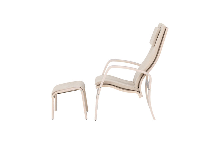Venture Home Grötö Lounge Chair - Oak Veneer / Beige