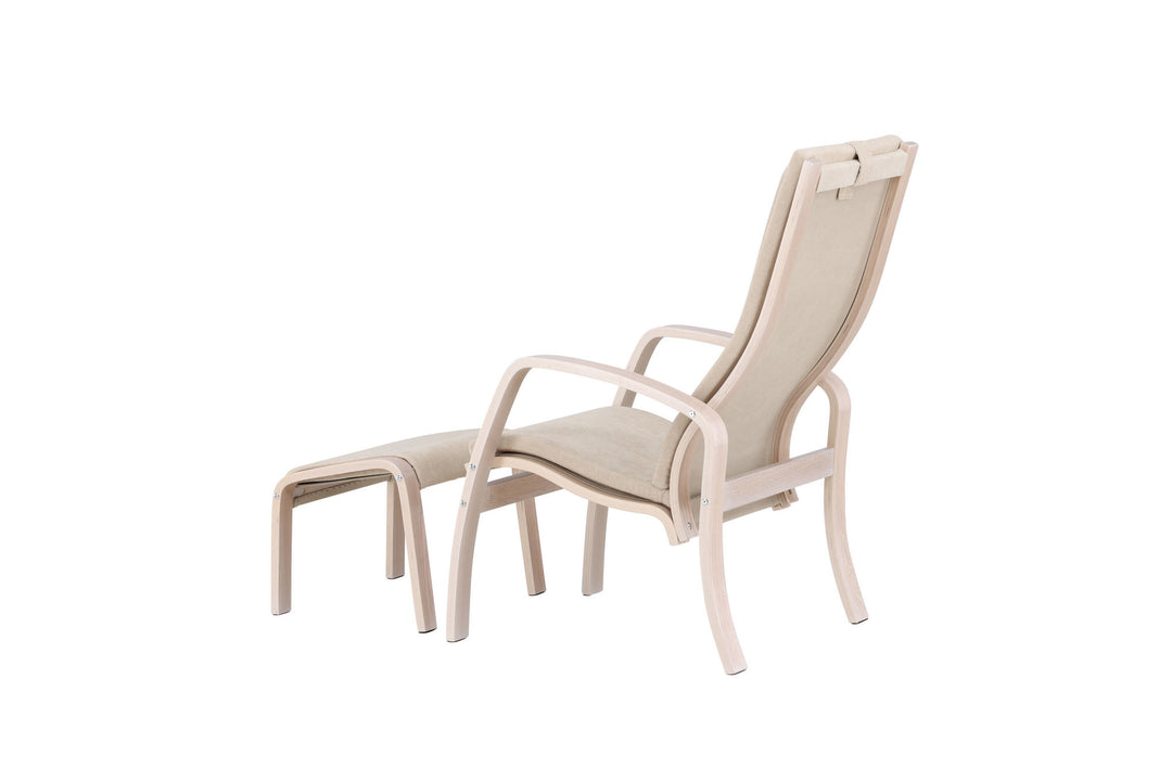 Venture Home Grötö Lounge Chair - Oak Veneer / Beige