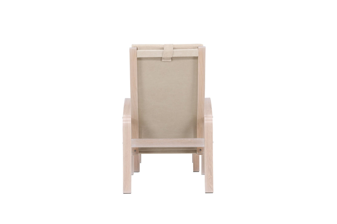 Venture Home Grötö Lounge Chair - Oak Veneer / Beige