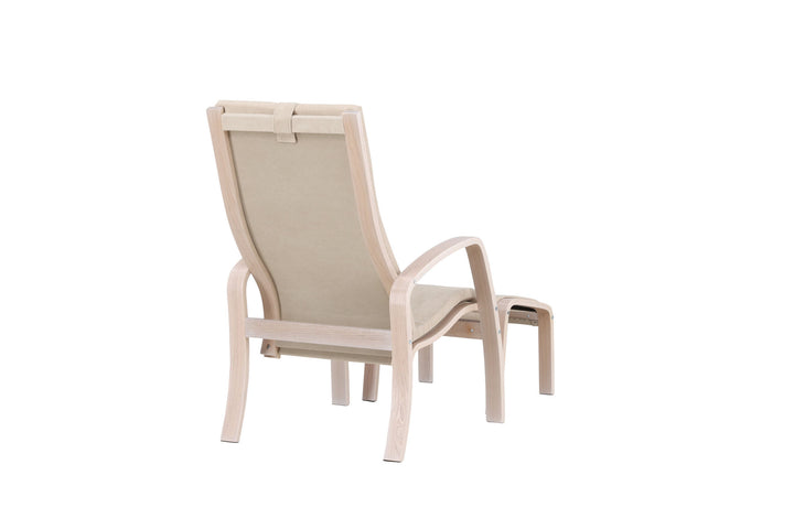 Venture Home Grötö Lounge Chair - Oak Veneer / Beige