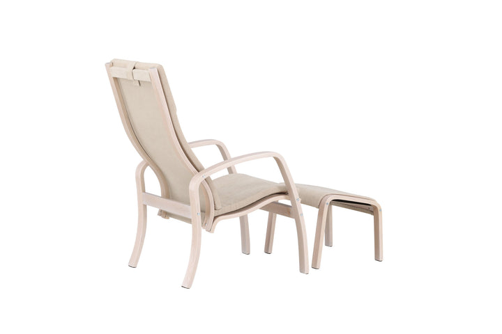 Venture Home Grötö Lounge Chair - Oak Veneer / Beige