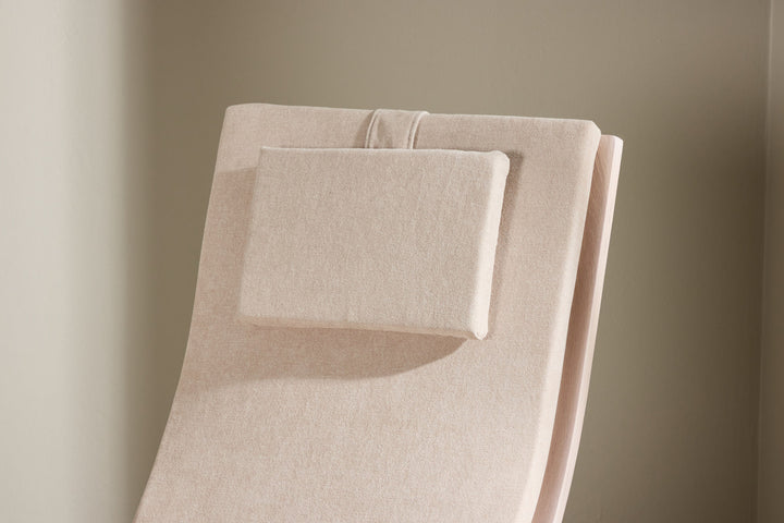 Venture Home Grötö Lounge Chair - Oak Veneer / Beige