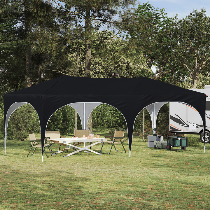 Pop-up Festtelt 575 x 288 x 245 cm Antracit Oxford stof