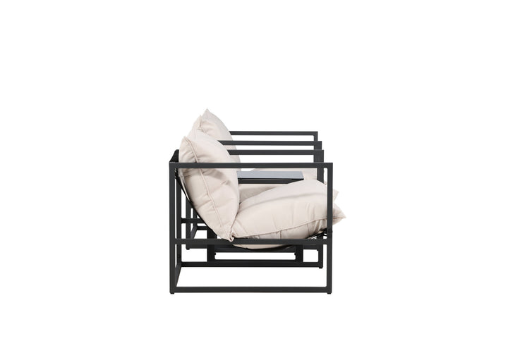 Venture Home Messina Lounge Set - Black/Beige