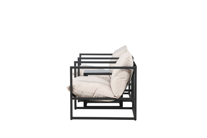 Venture Home Messina Lounge Set - Black/Beige