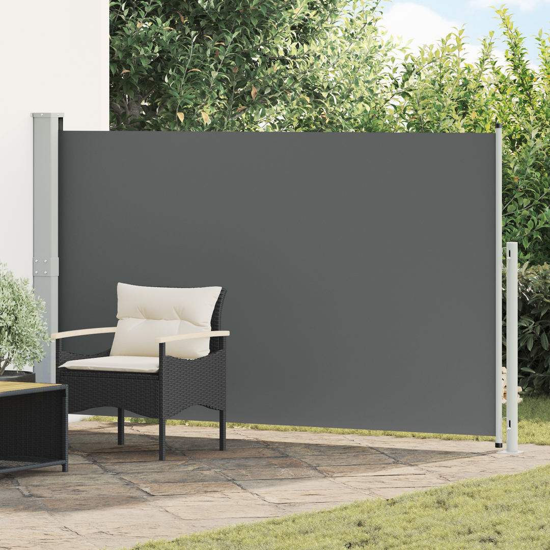Udtrækkeligt side-markise 180 x 300 cm Polyester Rektangulær