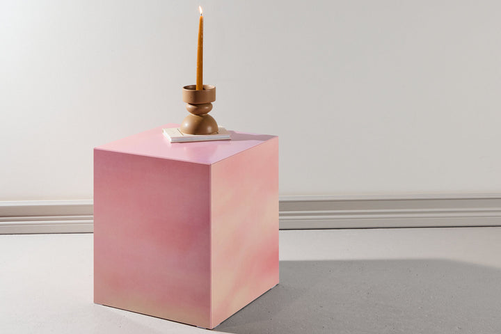 Venture Home York Sofa Table 45x40x40 cm - Cloudy Pink