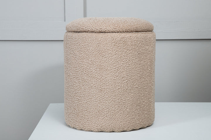 Venture Home Limpen Pouf - / Beige Teddy