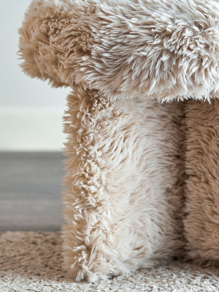 Bloomingville Frikka Puf, Natur, Polyester