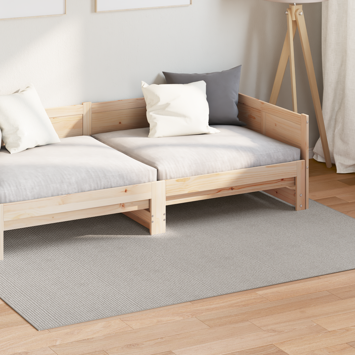 Områdetæpper LUGO Creme og grå 120 x 170 cm Polyester