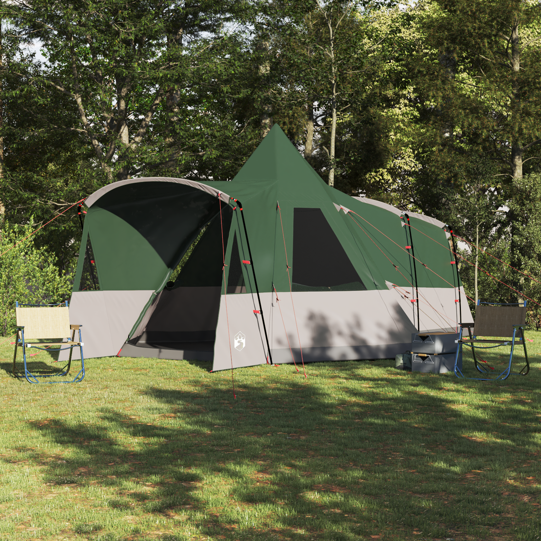 Teepee Telt 8-Personer med tag Grøn 720 x 465 x 295 cm