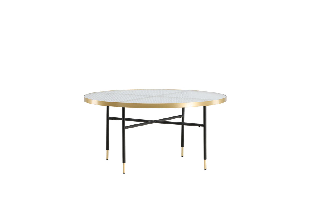 Venture Home Bubbles Sofa Table ø98 - Brass / Pressed Glass