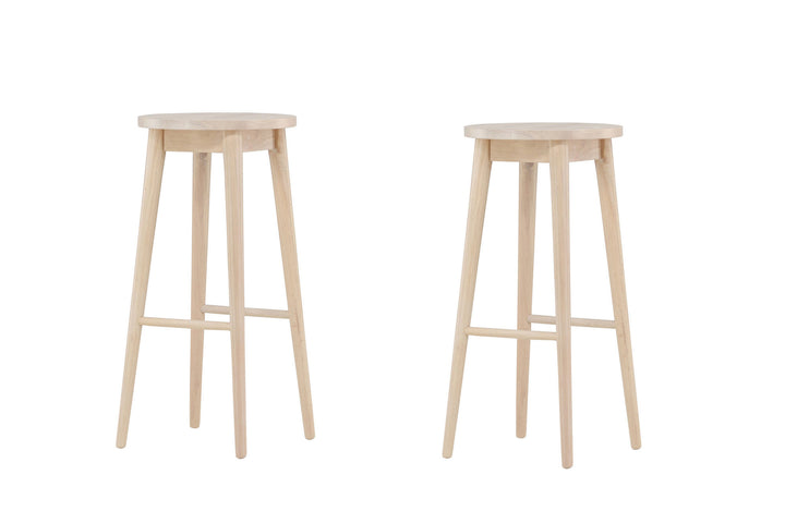 Vind Mollösand Bar Chair 2-pack - Whitewash / Wood